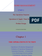 Operations Management: Unit 1