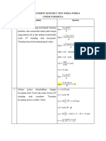 Reinforcement Monthly Test Fisika Form 4 Gerak Parabola