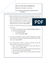 Discrete Distributions Tut 3