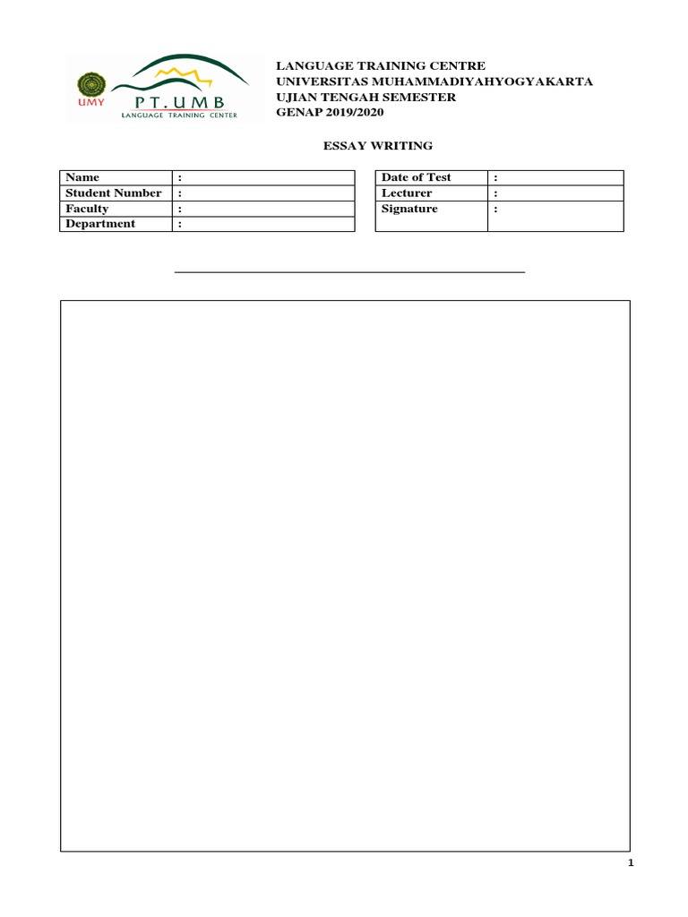 Essay Writing Assessment Rubric | PDF