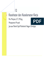 Modul 12 Kesehatan Dan Keselamatan Kerja