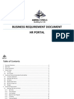 Business Requirement Document HR Portal 1.0