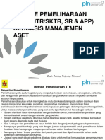 Metode Pemeliharaan JTR (Sutrsktr, SR & App) Berbasis Manajemen Aset