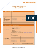 Orange Tulip Scholarship (OTS) India Academic Year 2021-2022 Application Form