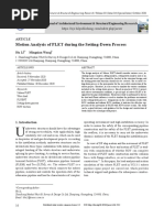 Motion Analysis of Subsea PLET During The Setting