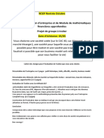 Cahier Des Charges Pour Projet Évaluation M1 Rentrée Octobre