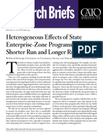 Heterogeneous Effects of State Enterprise Zone Programs in The Shorter Run and Longer Run