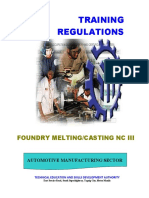 TR - Foundry Melting Casting NC III