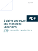 Seizing Opportunities and Managing Uncertainty: OPDC's Framework For Managing Risks & Issues