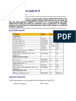 Shell Cariphalte Spray Grade PG 76: Product Specification Sheet