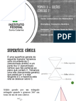 Secções Cônicas: Circunferência e Parábola