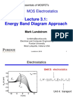 Unit 3: MOS Electrostatics: Energy Band Diagram Approach