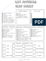 Bullet Journal Cheat Sheet 