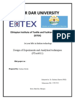 Bahir Dar University: Ethiopian Institute of Textile and Fashion Technology) (Eitex