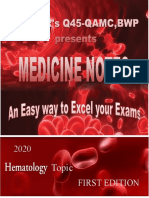 Haematology Medicine