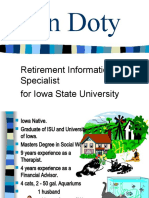 Ann Doty: Retirement Information Specialist For Iowa State University