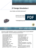 EE 4350 MOSFET Design Simulation I