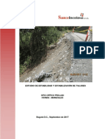 Estudio de Estabilidad Y Estabilización de Taludes: Sitio Crítico Pr54+040