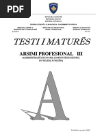 Download Testi A Drejtimi Profesional III Qershor 2009 by labinotr1 SN51102069 doc pdf