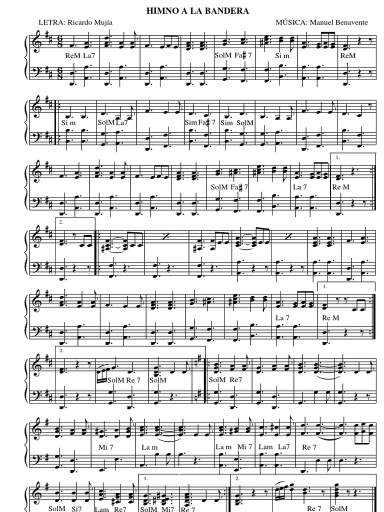 Himno A La Bandera PDF