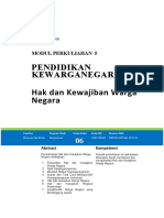 MODUL KEWARGANEGARAAN 6-Hak Dan Kewajiban Warganegara