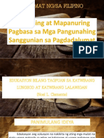 Pagdadalumat Sa Filipino (Ceballos Et Al.)