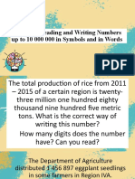 Read and Write Numbers Up To 10 000 000 in Symbols and in Words (Autosaved)