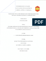 Estudio Comparativo de Polifenoles Totales y Actividad Antioxidante de La Cascara de Chirimoya y Guanabana