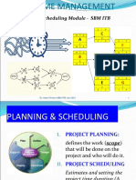 Scheduling - Project Time Management