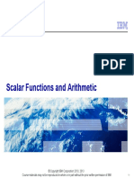 Scalar Functions and Arithmetic