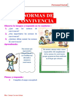 Normas de Convivencia Primer Grado