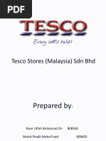 Tesco Stores Malaysia SDN BHD 2  PDF  Tesco  Retailing