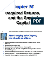 Cost of Capital Lecture Notes
