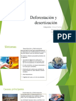 Deforestación y Desertización