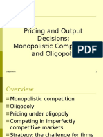Pricing and Output Decisions: Monopolistic Competition and Oligopoly