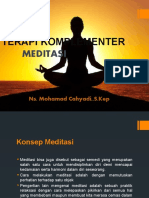 MEDITASI UNTUK KETENANGAN