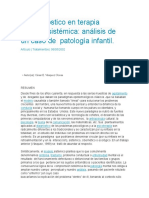 El Diagnósstico en Terapia Familiar AnáÌ - Lisis Del Caso Patty