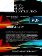 Binomial and Poissons Distribution