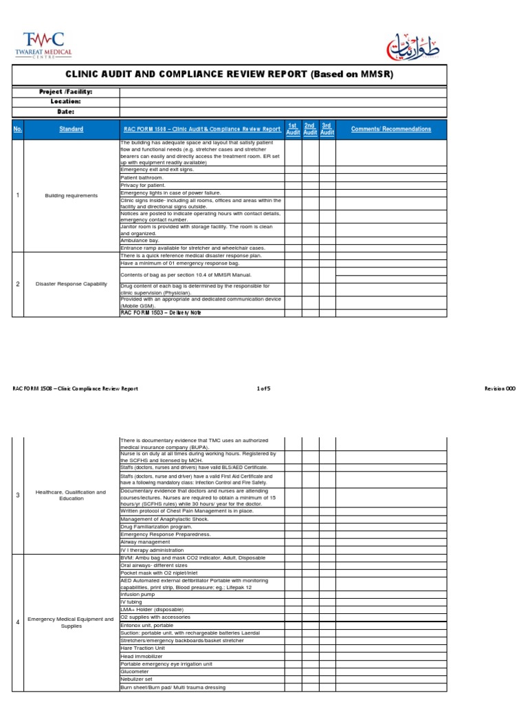 Rac Form 1507 - Medical Fitness Form | PDF | Nursing | Ambulance