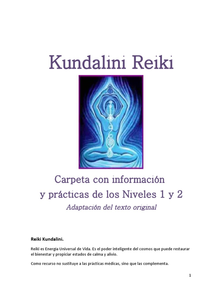 Manual Kundalini Reiki Adaptado | PDF | Chakra | Reiki