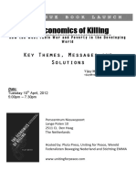 The Economics of Killing: Key Themes, Messages and Solutions