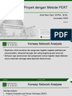 Penjadwalan Proyek Dengan Metode PERT: Ariel Nian Gani, M.Phil., M.SC