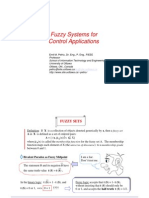 Fuzzy Systems for Control applications