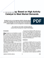 Prereforming: Based On High Activity Catalyst To Meet Market Demands