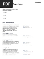 Learn SQL - Aggregate Functions Cheatsheet - Codecademy