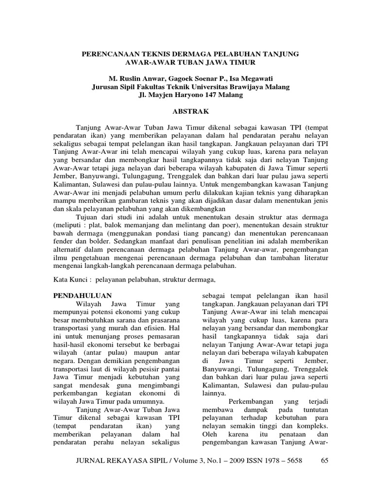 Struktur Dermaga 1 | PDF