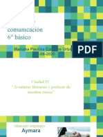 25-08-2020 Lenguaje y Comunicación 6° Básico