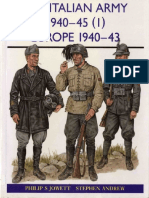340.italian Army 1940-1945 (1) Europe 1940-1943