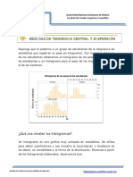 1. Medidas de Tendencia Central y Dispersion