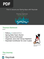 How To Secure Your Spring Apps With Keycloak: Thomas Darimont